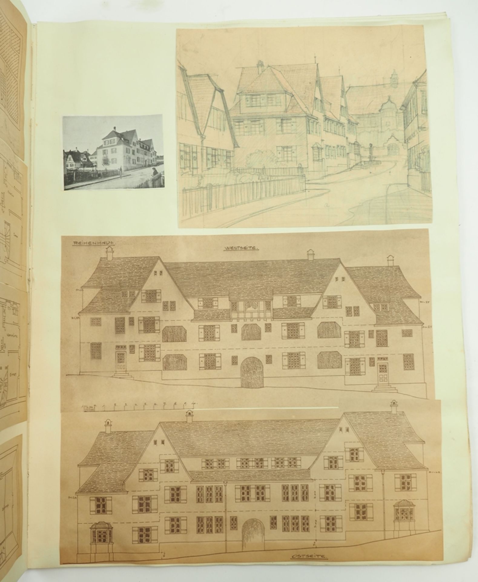 Arbeiterkolonie Gmindersdorf - Reutlingen, Architektur Mappe. - Image 10 of 10