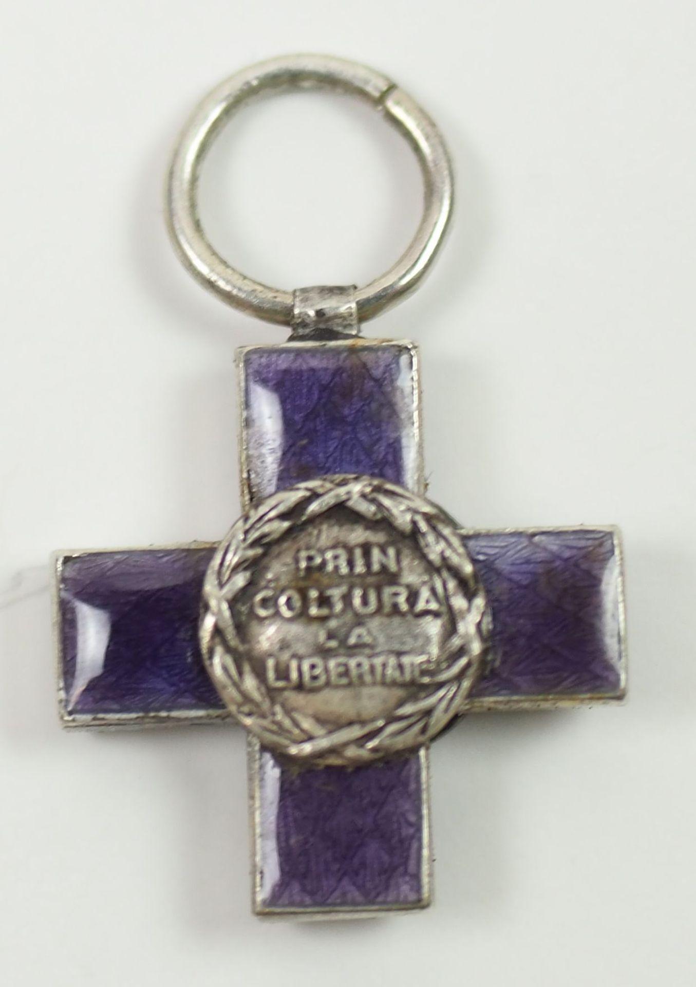 Rumänien: Kultur-Verdienst-Orden, 1. Modell (1931-1940), Ritterkreuz 2. Klasse, Miniatur. - Bild 3 aus 3