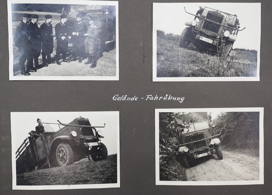 Luftwaffe: Fotoalbum eines Unteroffiziers im Flak-Regiment 3. - Image 2 of 7