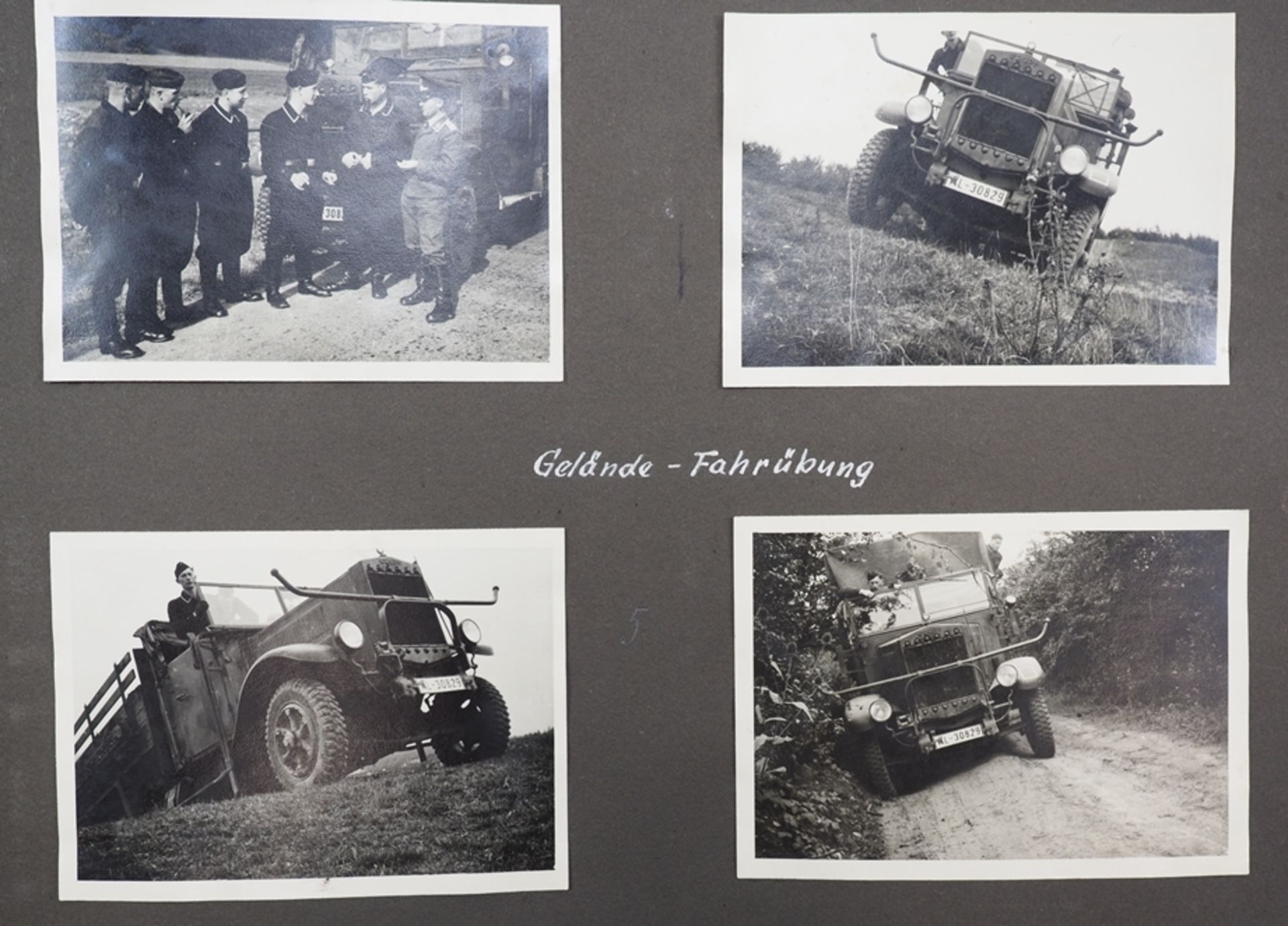 Luftwaffe: Fotoalbum eines Unteroffiziers im Flak-Regiment 3. - Bild 2 aus 7