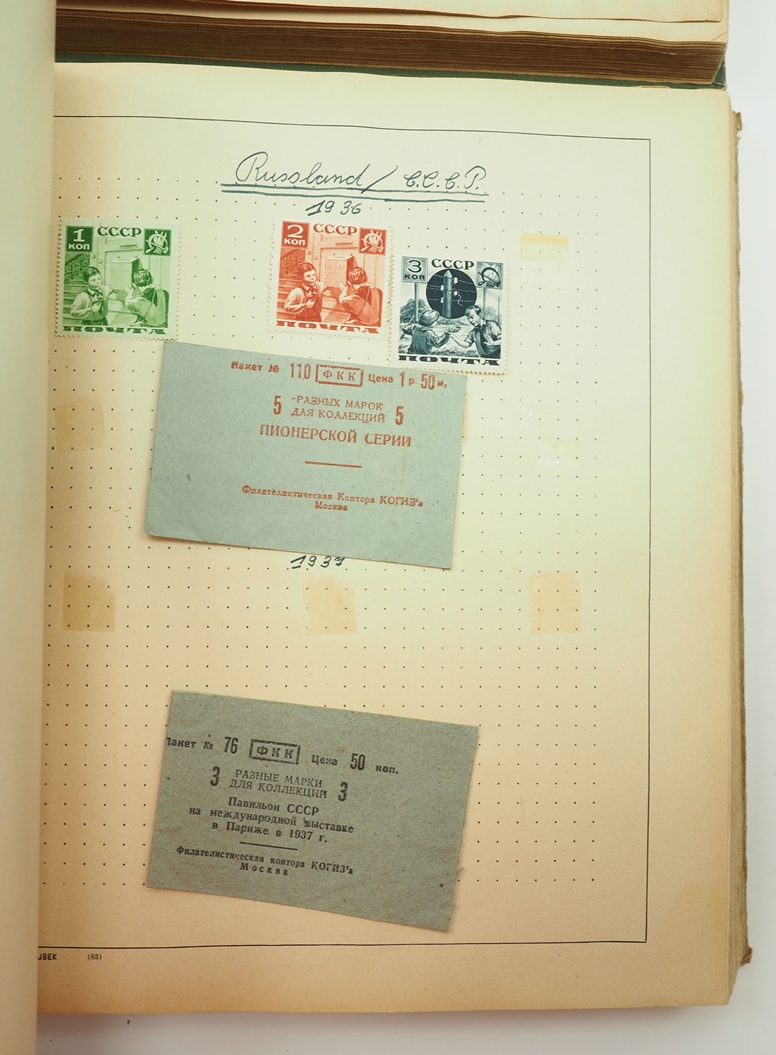 Briefmarken Sammlung Deutschland und International - 2 Schaubeck Alben. - Image 2 of 8