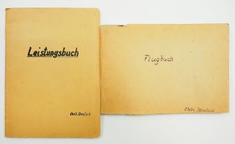 Luftwaffe: Flugbuch und Leistungsbuch eines Flugzeugführers auf Blohm & Voss BV 138 der Auklärungsg