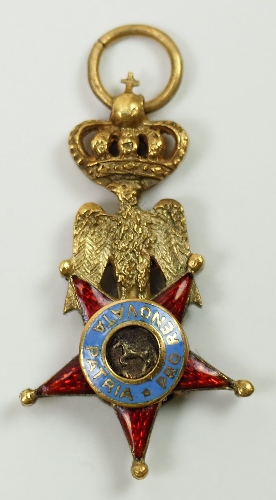 Sizilien: Königlicher Orden der Beiden Sizilien, 2. Modell (bis 1808), Miniatur. - Image 3 of 3