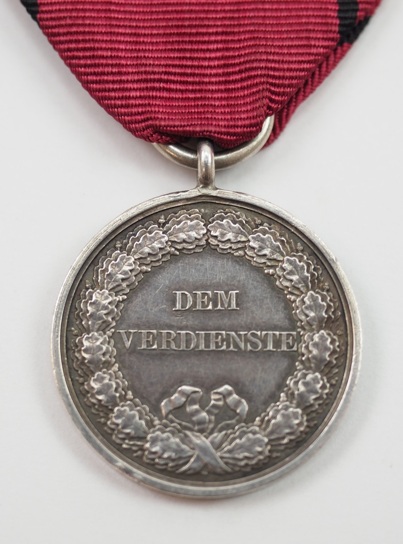 Württemberg: Zivilverdienstmedaille, Karl, in Silber - mit Stempelschneider. - Image 2 of 2