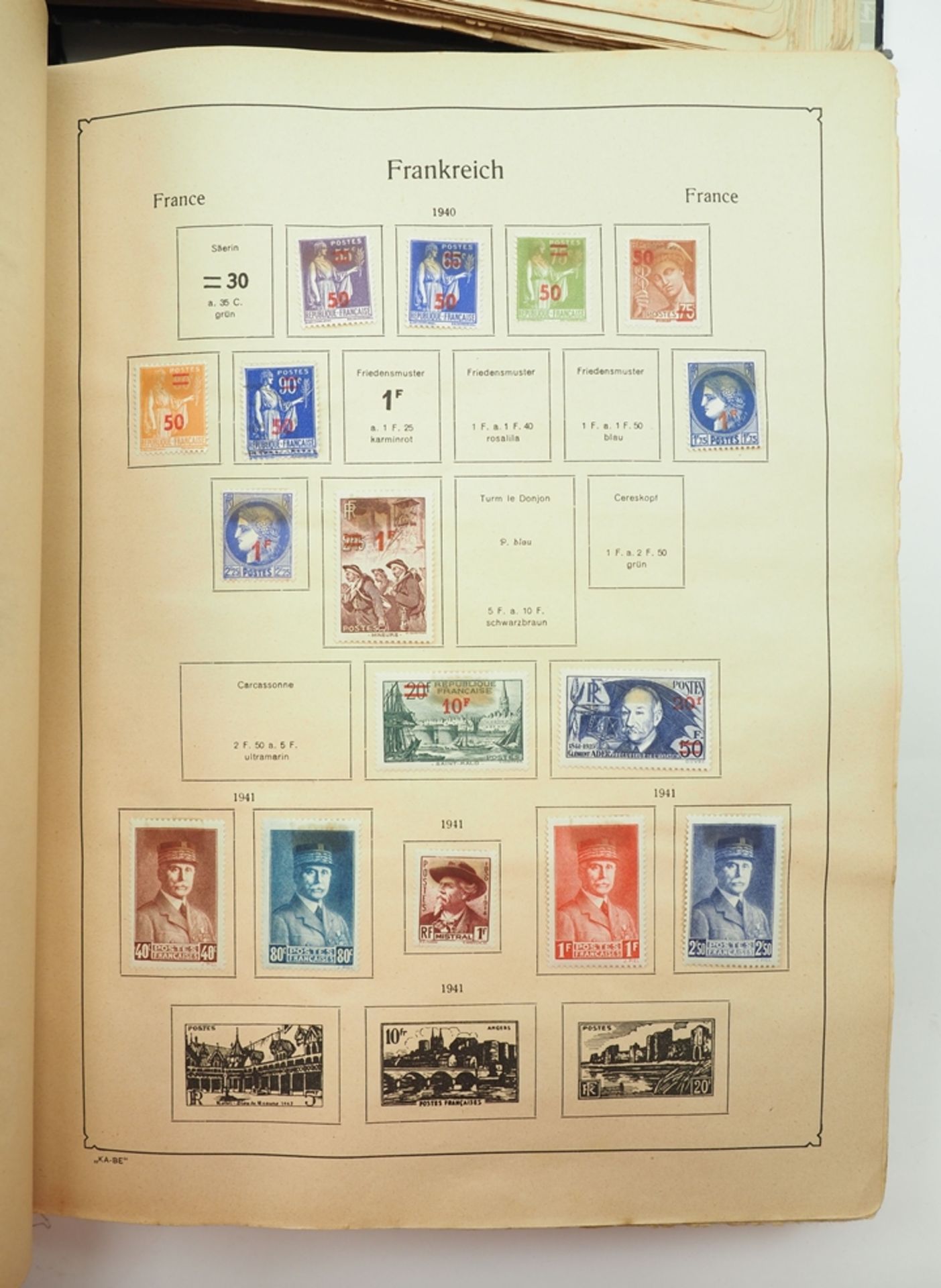 Briefmarken und Ganzsachen Sammlung Deutschland und International - 2 KA BE Alben. - Bild 2 aus 5