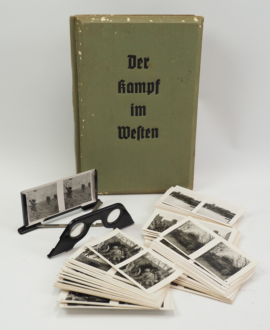 Raumbildalbum "Der Kampf im Westen" - braun.