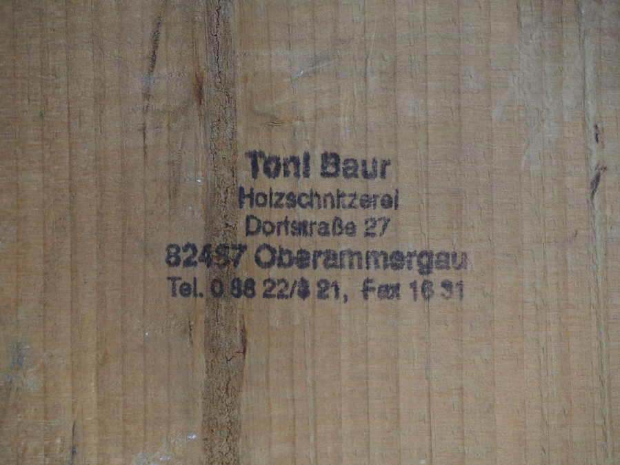 Holz-Wandrelief der Hl. Elisabeth - Toni Baur, Oberammergau. - Bild 4 aus 4