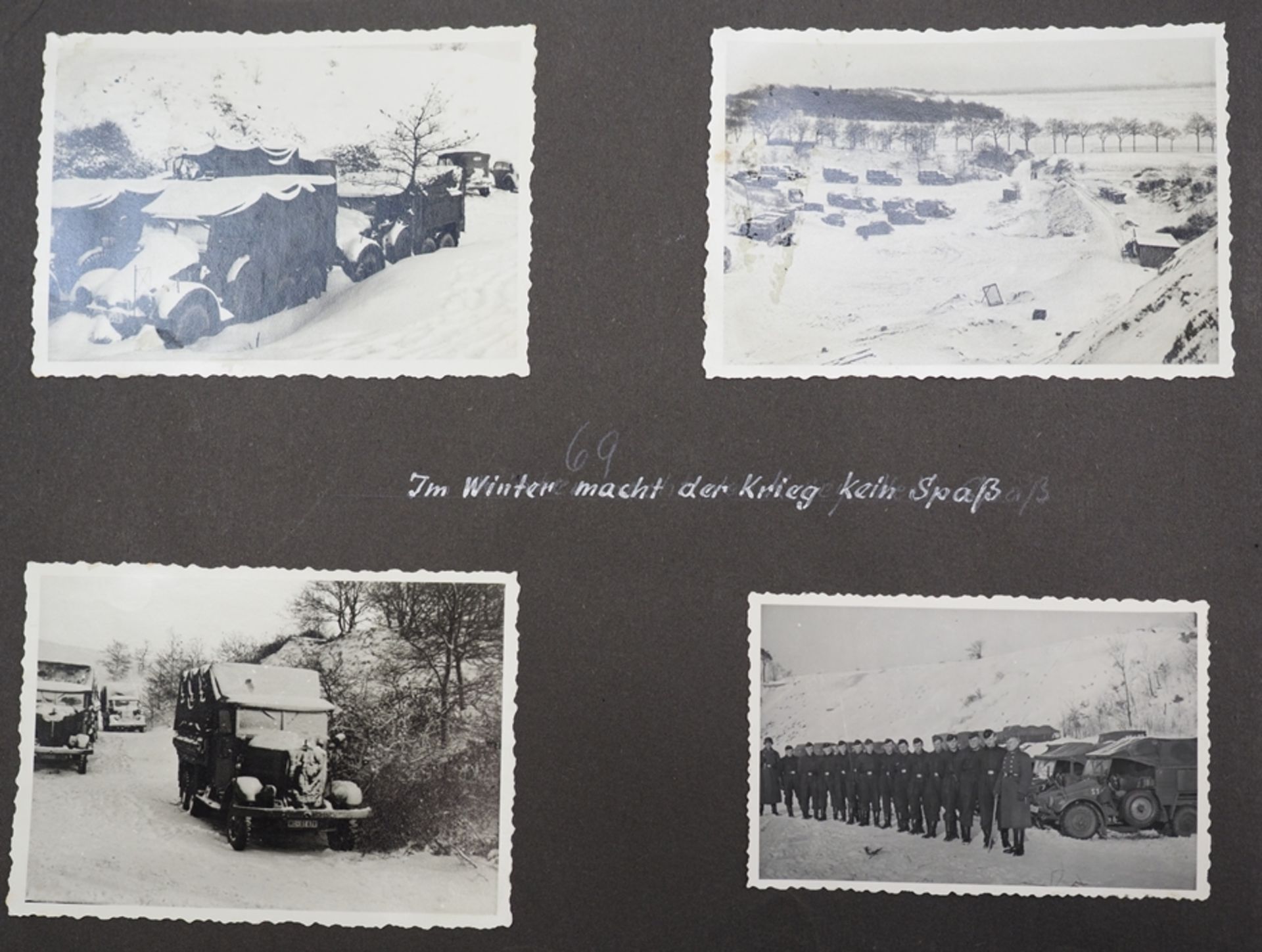 Luftwaffe: Fotoalbum eines Unteroffiziers im Flak-Regiment 3. - Bild 6 aus 7