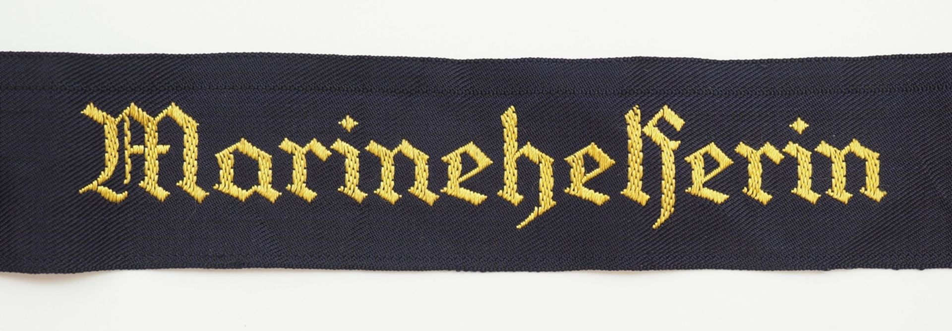 Kriegsmarine: Armbinde "Marinehelferin".