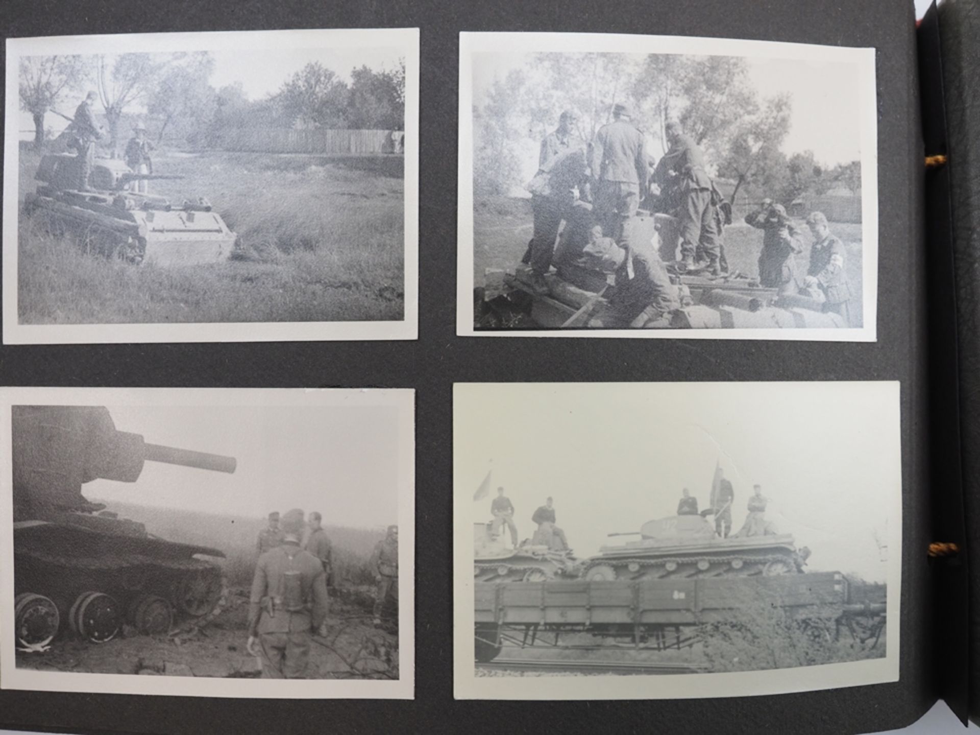 Wehrmacht: Fotoalbum und Urkunden eines Unteroffiziers der 1./Pz.-Pi.-Btl. 59. - Bild 6 aus 6