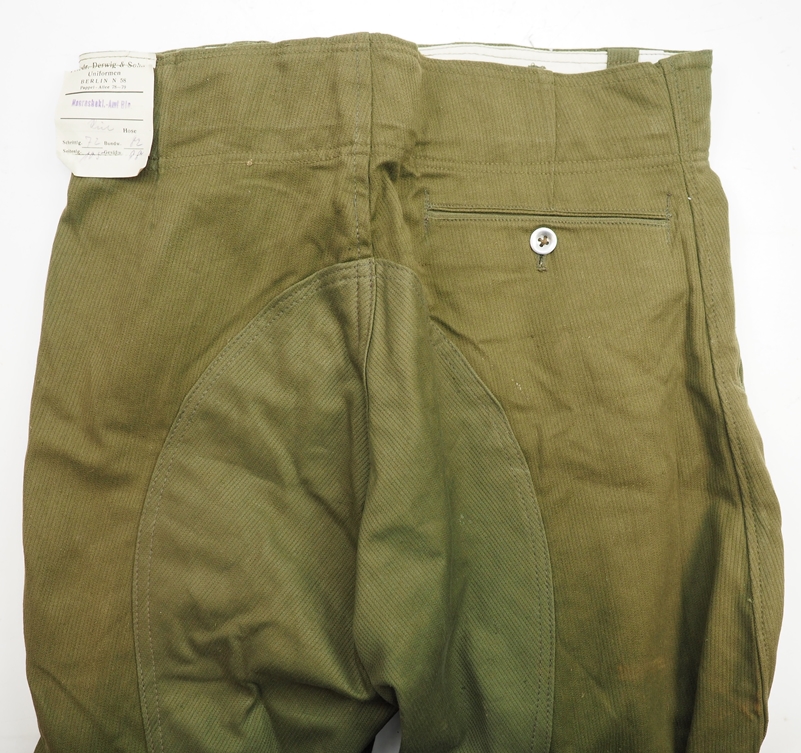 Wehrmacht: Stiefelhose zur Tropenuniform - Kammerstück. - Image 4 of 7