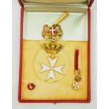 Vatikan: Internationaler Malteser Ritterorden, Halskreuz der Komture, Justizritter und Ehrenritter,