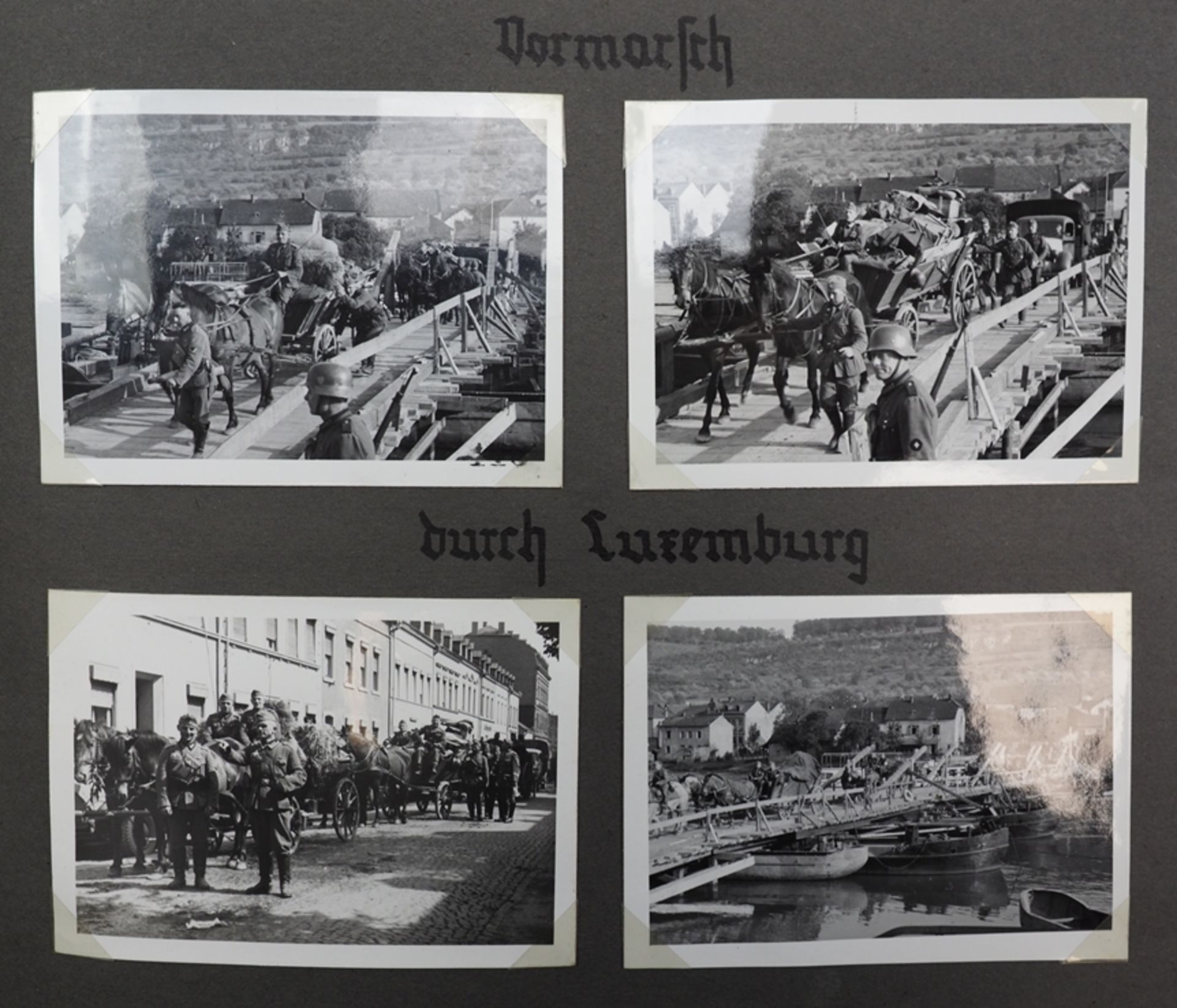 Wehrmacht: Fotoalbum eines Infanteristen - Frankreichfeldzug. - Bild 5 aus 5