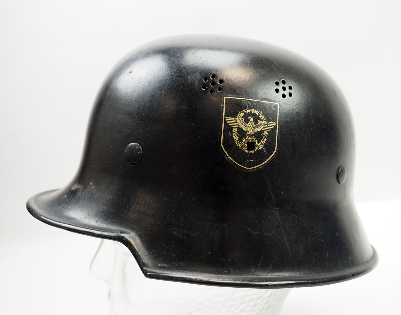 3. Reich: Feuerschutzpolizei Helm. - Image 3 of 6