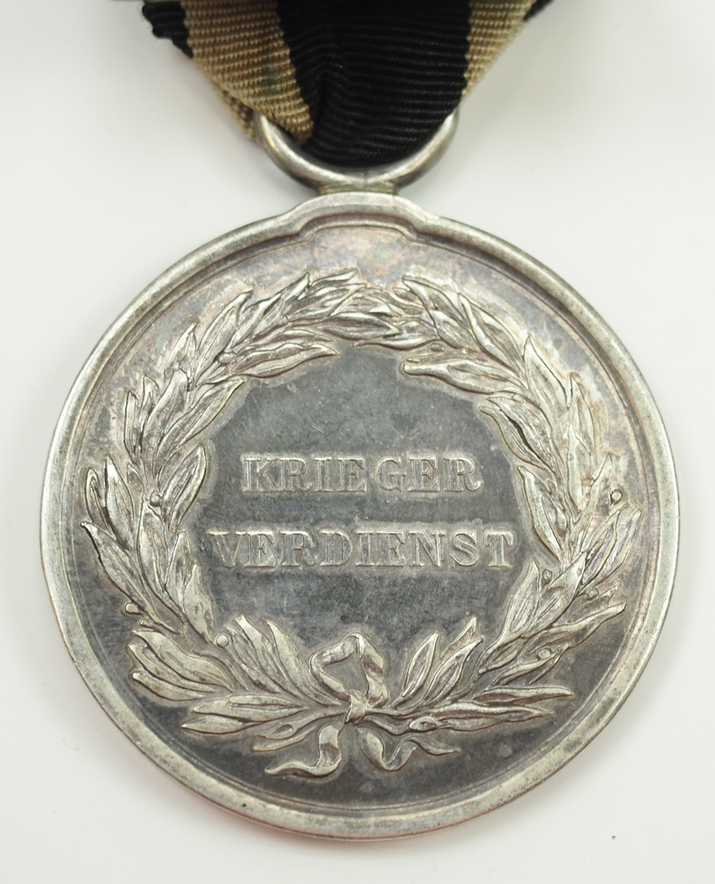 Sammleranfertigung Preussen: Kriegerverdienstmedaille, 1. Klasse, in Silber. - Bild 3 aus 3