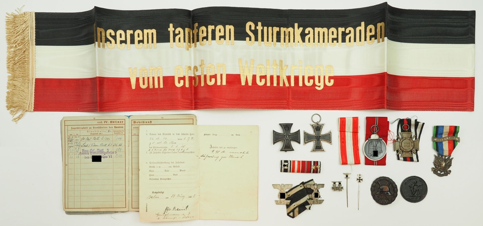 Nachlass eines Angehörigen der Sturmkompanie und Major d.Res. des Stab/ Bau-Batl. 63.