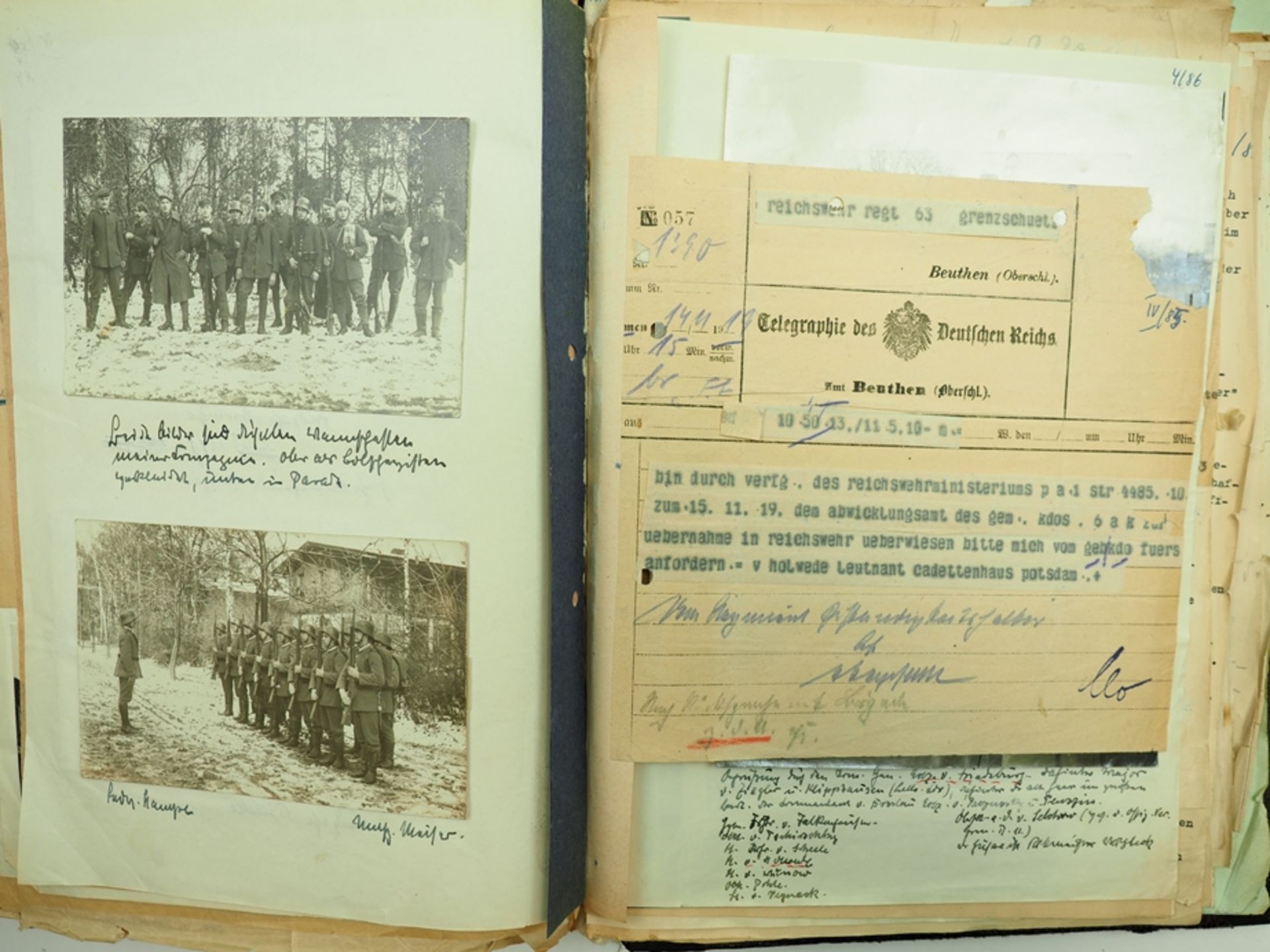Dokumente und Fotos aus dem Nachlass des Generalmajor Wolfgang von Holwede - Widerstand. - Bild 10 aus 10