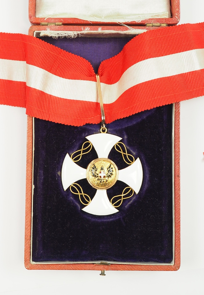 Italien: Orden der Krone von Italien, Komturkreuz, im Etui. - Image 4 of 4