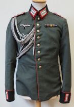 Wehrmacht: Parade-Waffenrock für einen Hauptmann der Artillerie.