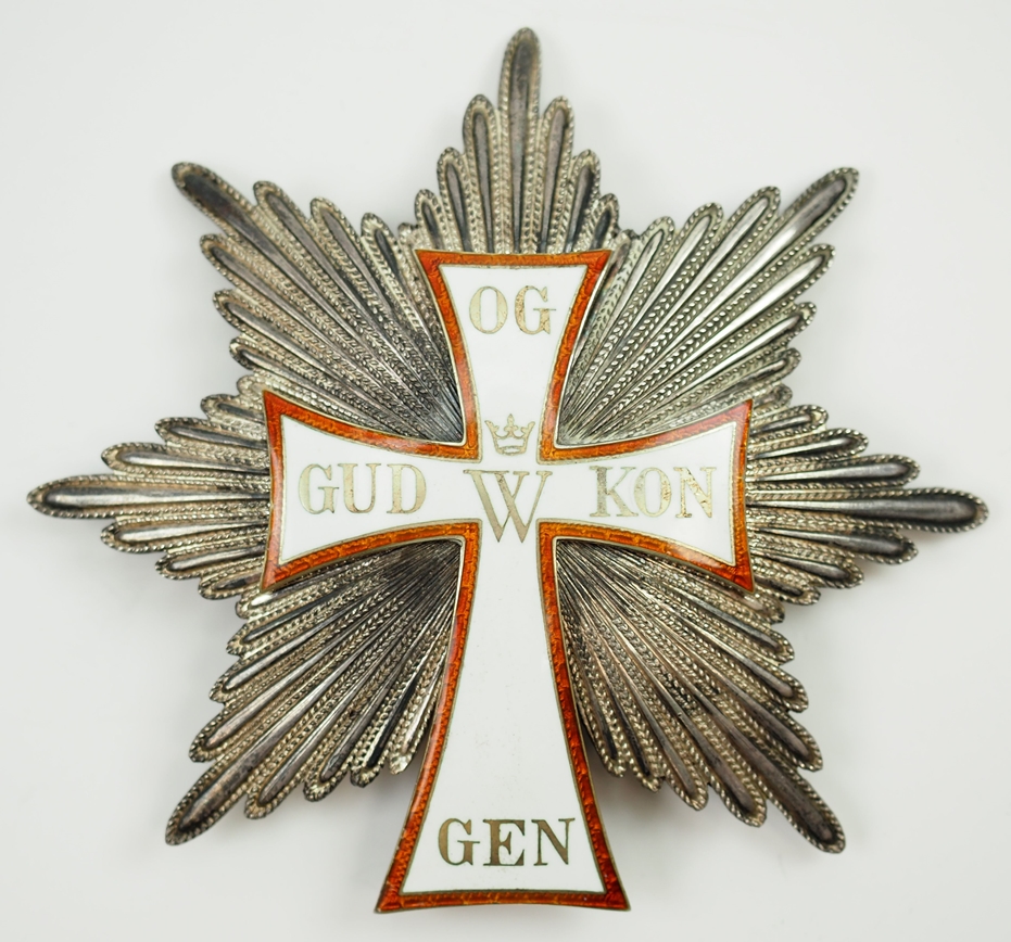 Dänemark: Dannebrog Orden, Großkreuz Stern.