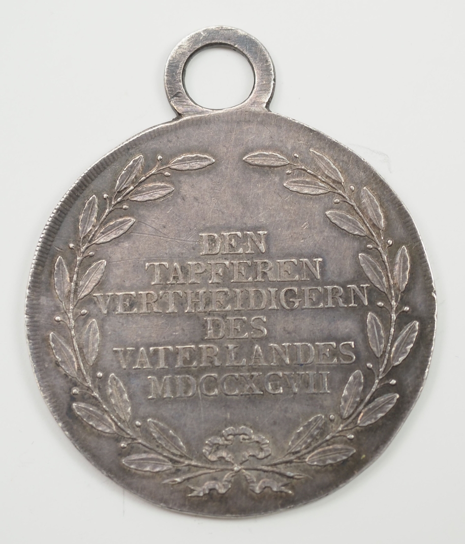 Österreich: Militär-Ehrenmedaille "Tiroler Denkmünze" 1898, für Unteroffiziere und Mannschaften. - Bild 3 aus 3