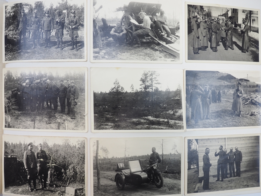 Wehrmacht: Fotoalbum eines Hauptmanns der Artillerie. - Image 2 of 4