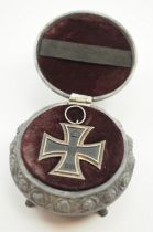 Preussen: Eisernes Kreuz, 1914, 1. und 2. Klasse, im Schmucketui.