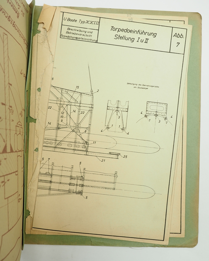 Schiffskörper Zeichnungen U-Boot XXIII. - Image 3 of 4