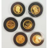 Sammlung GOLD Münzen.