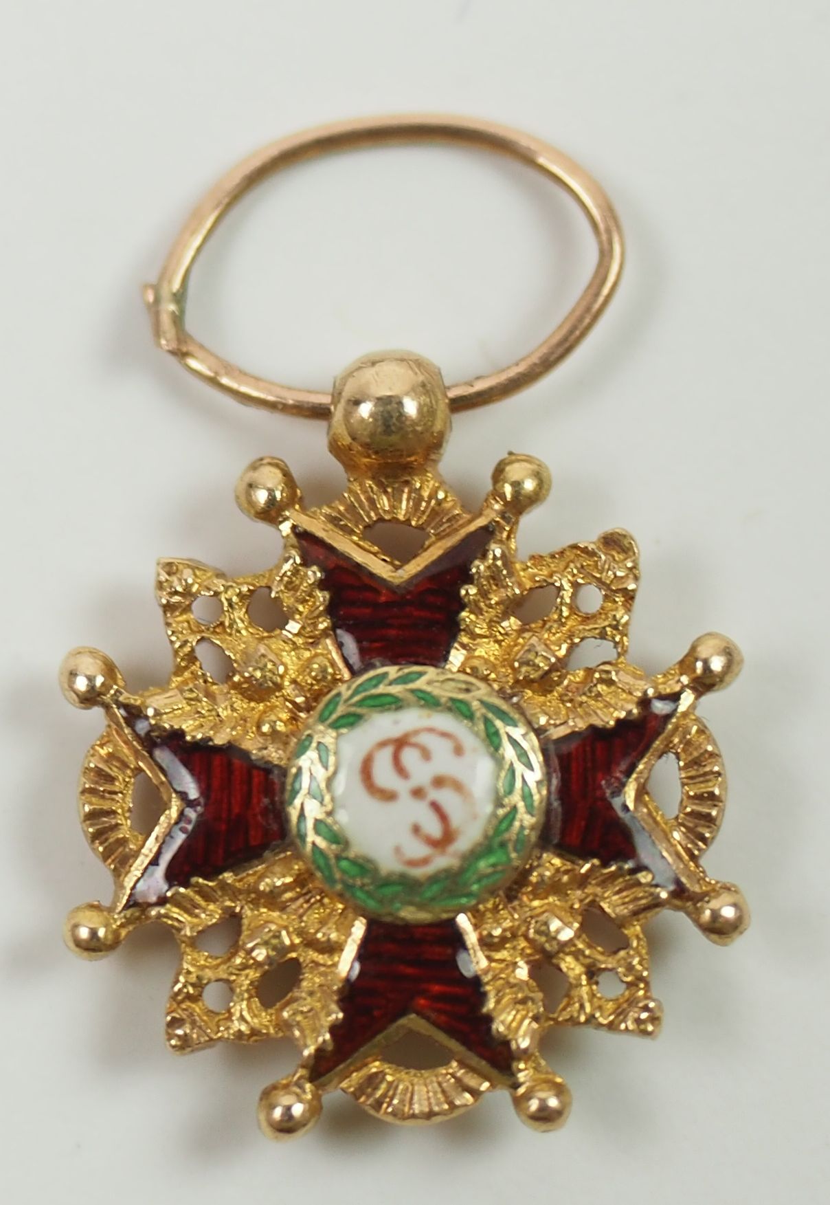 Russland: Kaiserlicher und Königlicher Orden vom heiligen Stanislaus, 2. Modell, 2. Typ (ca. 1841-1 - Image 2 of 2