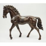 Bronze Hengst - 44,5 cm.