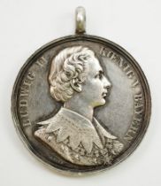 Bayern: Bürgermeister Medaille, König Ludwig II. - Untermessing.