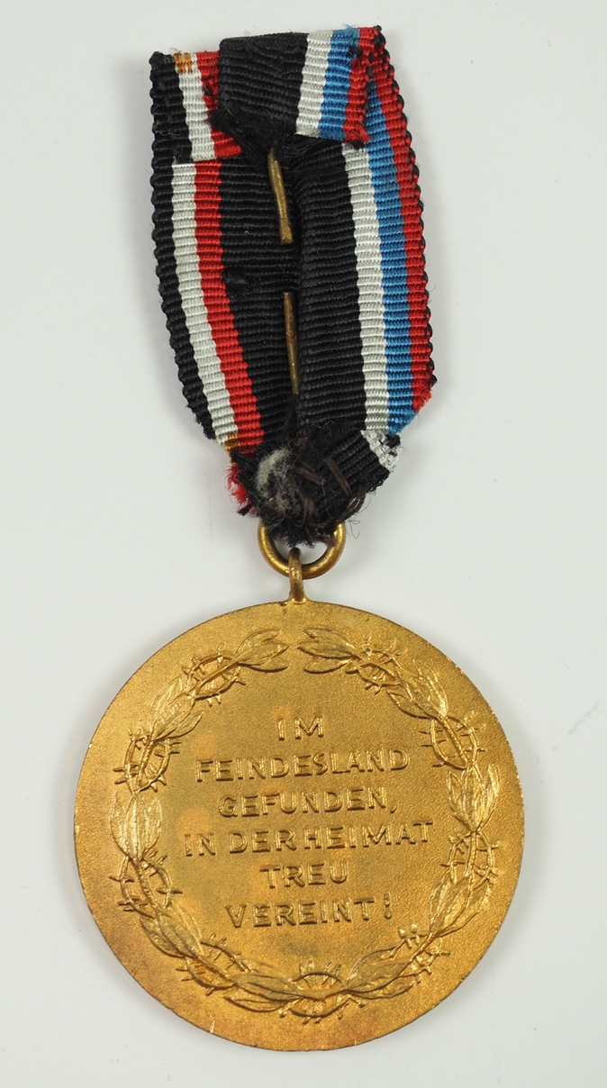 Kriegerverein: Kriegsgefangenen-Heimkehrer-Medaille, mit Spange ENGLAND. - Bild 3 aus 3