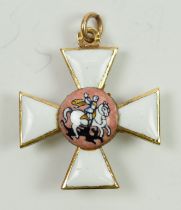Russland: St. Georgs Orden Miniatur.