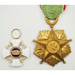Italien: Orden der Krone von Italien, Ritterkreuz / Orden des Sterns der Italienischen Solidarität,