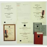 Kriegsverdienstkreuz, 2. Klasse - 4 Nachlässe.