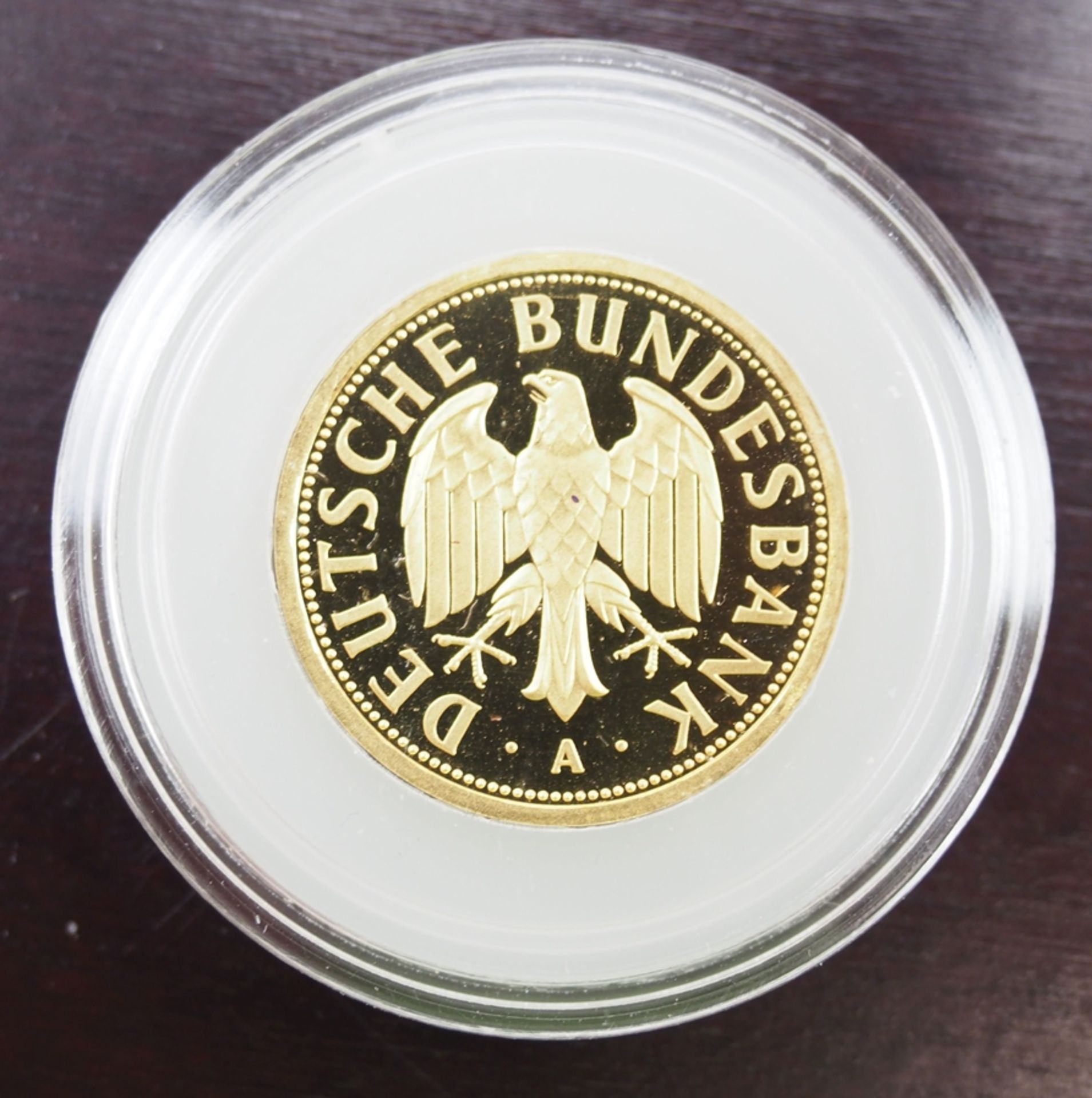 BRD: 1 Deutsche Mark GOLD 2001. - Bild 2 aus 2