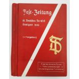 Deutsches Reich: Fest-Zeitung 15. Deutsches Turnfest - Stuttgart 1933.