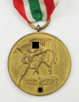 Medaille zur Erinnerung an die Heimkehr des Memellandes.