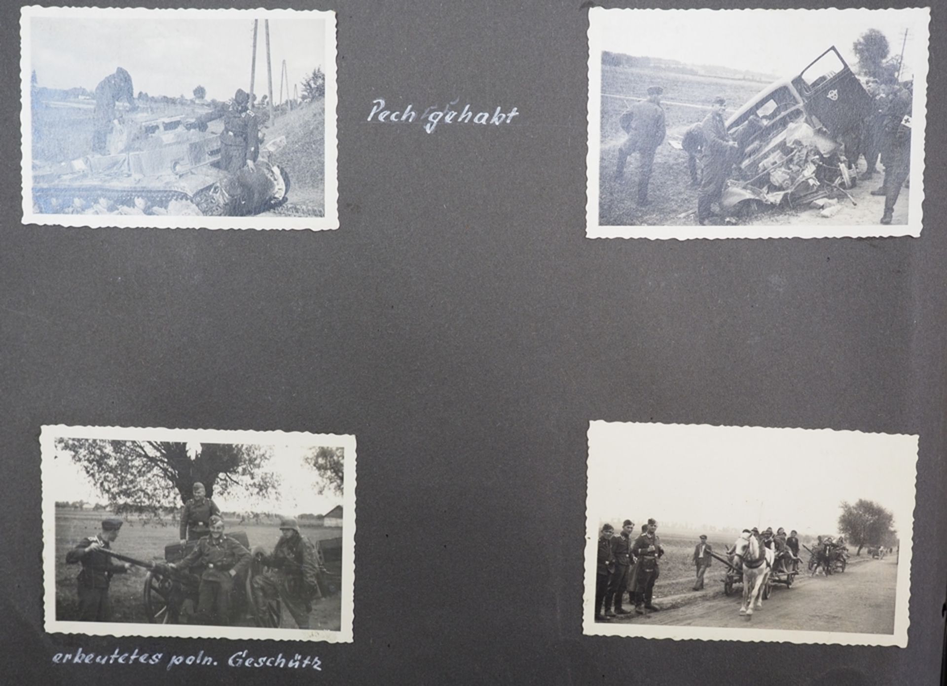 Luftwaffe: Fotoalbum eines Unteroffiziers im Flak-Regiment 3. - Bild 4 aus 7