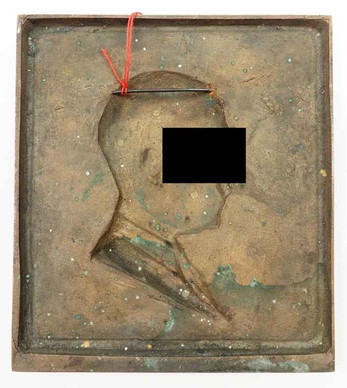 Adolf Hitler Bronze Plakette. - Image 2 of 2