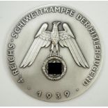 Ehrenpreis der Obersten HJ Führung auf die 4. Reichs-Schiwettkämpfe der Hitlerjugend 1939.