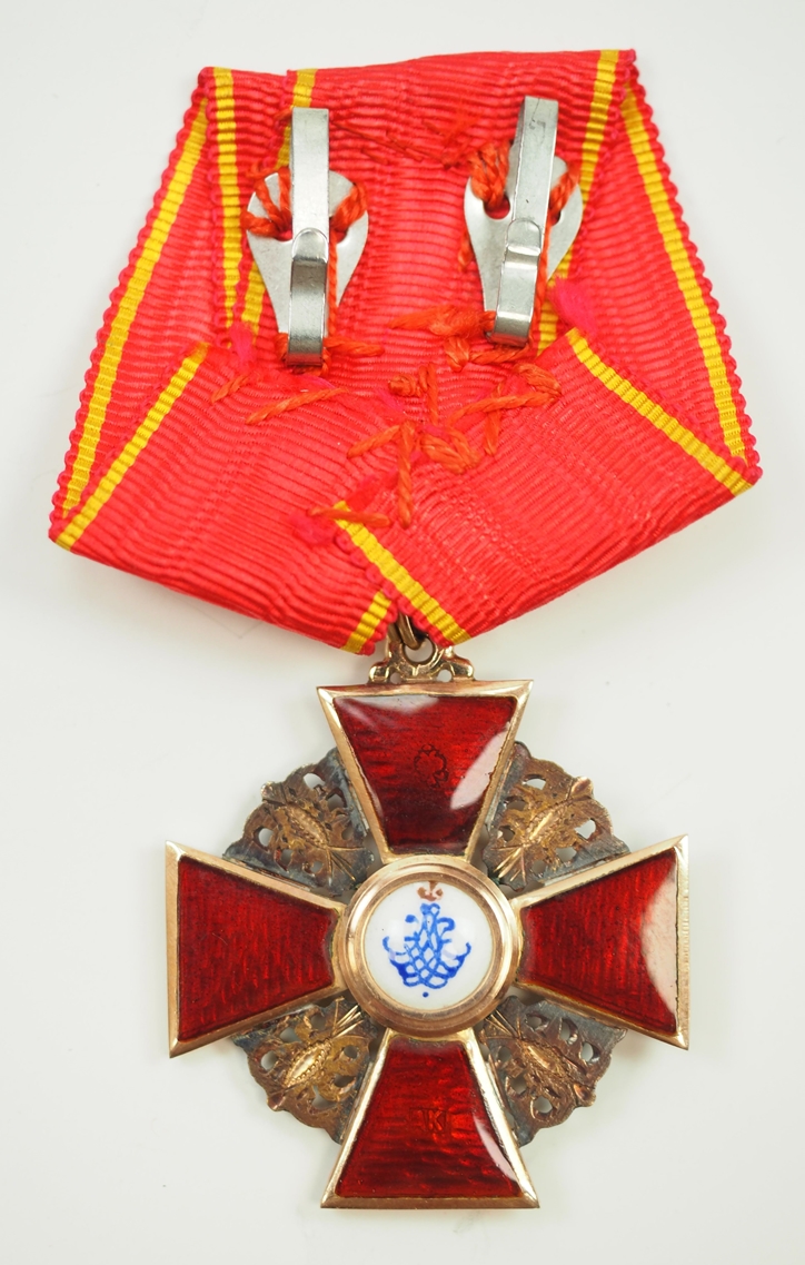 Russland: Orden der hl. Anna, 2. Modell (1810-1917), 3. Klasse. - Bild 3 aus 4