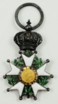 Frankreich: Orden der Ehrenlegion, 4. Modell (1816-1830), Ritterkreuz Reduktion.