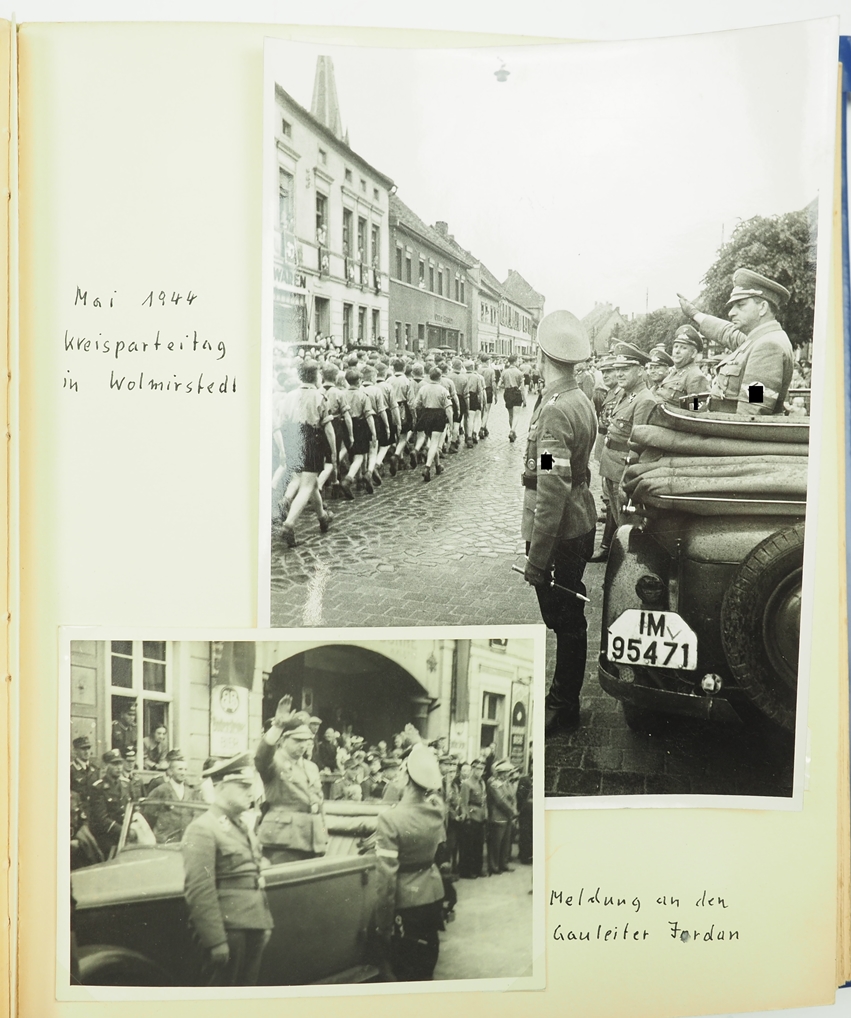 HJ: Fotoalbum eines HJ-Führers im Gebiet Mitte-Mittelelbe. - Image 5 of 7