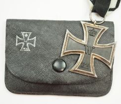 Preussen: Eisernes Kreuz, 1914, 2. Klasse, in Ledertasche.