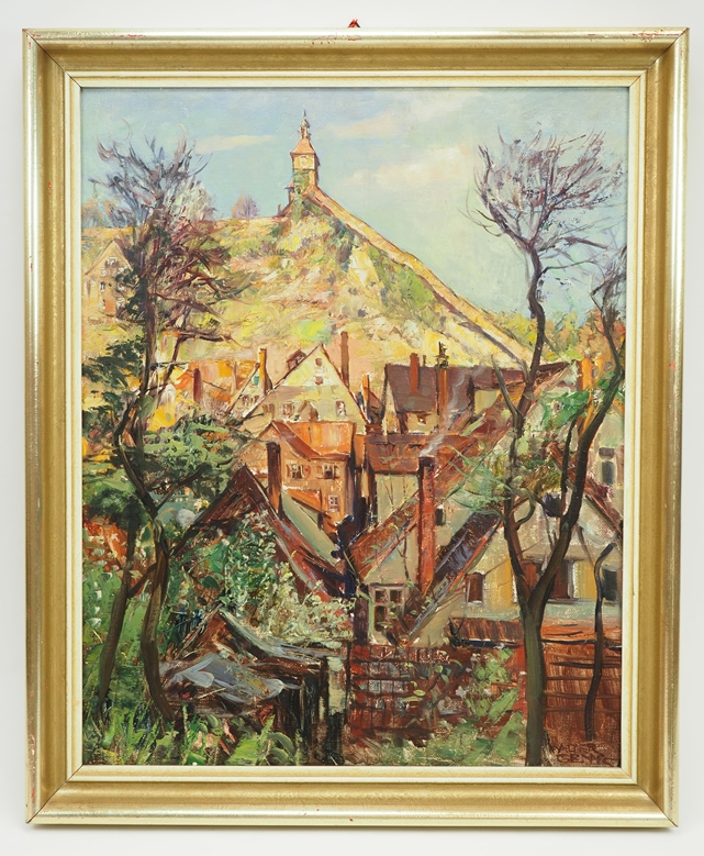 Gemm, Walter (1898-1973): Esslingen Stadt und Burg. - Image 2 of 3