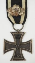 Preussen: Eisernes Kreuz, 1870, 2. Klasse mit Eichenbruch "25".