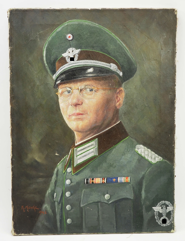 Gemälde eines Major der Schutzpolizei. - Image 2 of 2