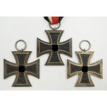 Eisernes Kreuz, 1939, 2. Klasse - 3 Exemplare.